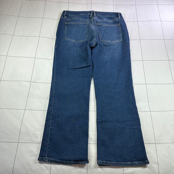 Good American Jeans Womens 30 Blue811 Good Legs Crop Mini Bootcut Stretch Denim - Picture 4 of 13